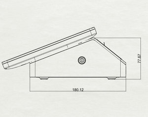 Système de point de vente mural <span class=keywords><strong>Gmaii</strong></span> S28 personnalisable avec imprimante NFC 58mm écran tactile 11.6 "Android 11 utilisation dans les supermarchés - Product Image 6