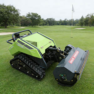 Desbrozadora de Martillos con Arranque Eléctrico, Potente Motor Diésel, Control Remoto, Eficiencia 30001h3000 ㎡ Cortadora de Césped con Orugas - Product Image 2