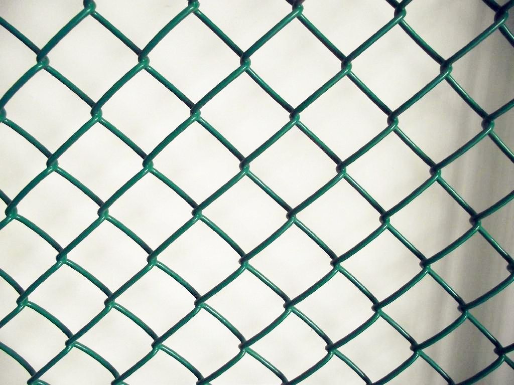 Decorative Protection Metal Chain Link Fence Easily Assembled