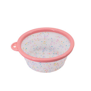 Taşınabilir gökkuşağı köpek kase-seyahat için katlanabilir silikon <span class=keywords><strong>Pet</strong></span> çanak, kamp, ev kullanımı, hafif ve yerden tasarruf - Product Image 4