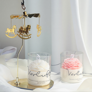 Favores de la boda Velas decorativas hechas a medida Aromaterapia de lujo Cera de soja Vela perfumada - Product Image 2