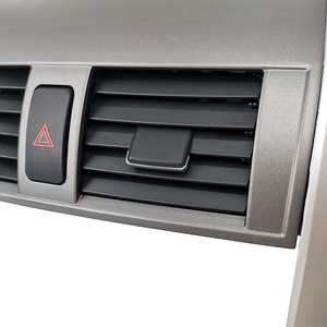 Tira decorativa para ventilación de aire acondicionado, pieza de repuesto ABS gris plateado para Toyota Corolla 2007-2013 - Product Image 3