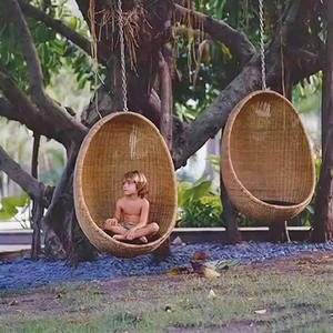 Fauteuil <span class=keywords><strong>suspendu</strong></span> en forme d'œuf pour l'extérieur, en PE tissé, imperméable, panier <span class=keywords><strong>suspendu</strong></span>, hamac pour adultes, balançoire pour balcon - Product Image 2