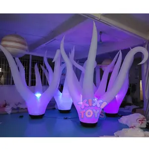 XIXI SPIELZEUG benutzerdefinierte aufblasbare led beleuchtung algen ballon/aufblasbare led licht tusk/aufblasbare meer pflanzen für partei dekoration