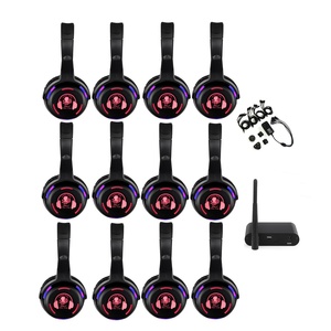 Auriculares <span class=keywords><strong>Inalámbricos</strong></span> para Discoteca Silenciosa con Bajos Potentes 2026, Sistema de Fiesta Silenciosa Más Vendido para Fiestas Tranquilas RF988 - Product Image 6