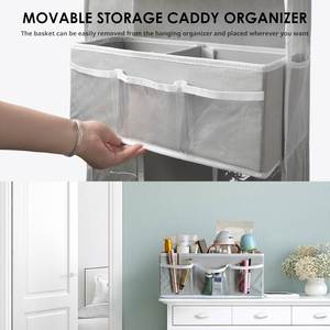 5-Tier Foldable Over Door Organizer Large Nursery <b>Storage</b> Closet Bedroom Decor Must-Haves Diaper Caddy Clothing <b>Storage</b> for Baby - Product Image 3