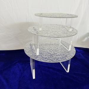 Ensembles de décoration de fête, ensemble de 7 pièces, <span class=keywords><strong>support</strong></span> à gâteau en acrylique, présentoir de luxe pour desserts, boîte à desserts pour événements de restauration - Product Image 1