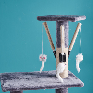 4 Levels Xxl <b>Cat</b> Climbing Scratcher Sisal Luxury <b>Large</b> <b>Cat</b> Scratching <b>Tree</b> Wooden <b>Cat</b> <b>Tree</b> House - Product Image 3