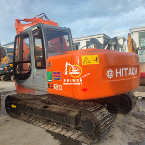 Excavatrice sur chenilles HITACHI EX120 d'occasion (98% neuve), marque japonaise, puissance 63 kW, capacité de godet 0,53 m³, haute qualité, modèles ZX55 ZX60 ZX120 - Product Image 5