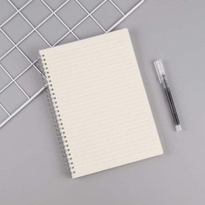 Cuaderno pequeño y fresco transparente para estudiantes, boceto de cuadrícula de línea Horizontal esmerilada de PP, cubierta de cuero de tamaño A5, libro y Bloc de notas - Product Image 3
