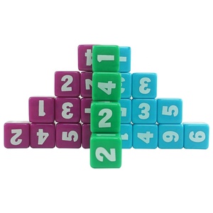 Chuyên Nghiệp Tùy Chỉnh Đầy Màu Sắc Acrylic 16Mm Trò Chơi Xúc Xắc Đặt Khắc In Ấn Tùy Chỉnh Nội Dung Giáo Dục Học Tập Xúc Xắc - Product Image 6