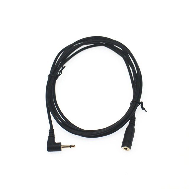 Audio Cable Straight to Right Angle 3.5mm Male to Female Microphone Cable,MONO STEREO Connector Plug