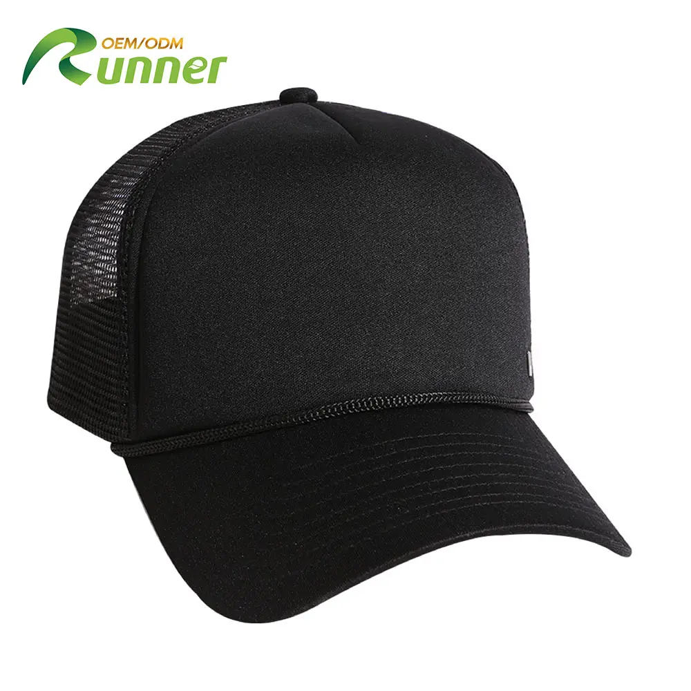 Runner OEM BSCI New Product Explosion Rushed New Arrival Relaxed Caps Customized Embroidery Logo Navy Trucker Hats Gorra