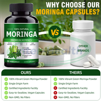 Ausreson Capsules de Moringa Bio en Poudre – Soutien Articulaire, Métabolisme, Immunité – Complément Alimentaire – Vente en Gros de Capsules de Moringa
