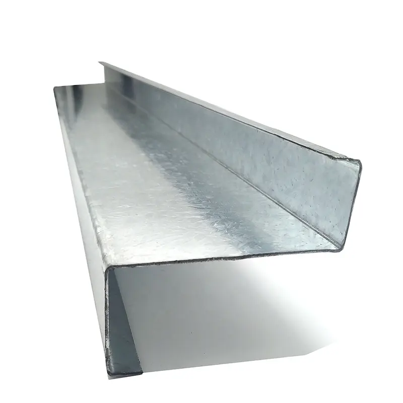 Section en acier formé et dimensionné à froid par OEM pour rail de montage de panneau solaire profilé en acier fendu usine de rails XAK