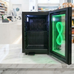 Nevera Personalizada para Bebidas, Refrigerador de Bebidas Energéticas, Mini Nevera de Bajo Consumo con Estantes Ajustables - Product Image 2