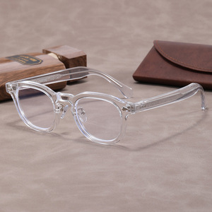 Occhiali da uomo di buona qualità montature Hombre Blue Ray Cut Little ellisse TR90 metallo inserto tutte le forme del viso - Product Image 4