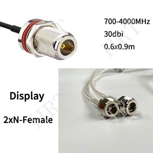 Antena de Comunicación Parabólica Vertical <span class=keywords><strong>Hua</strong></span> <span class=keywords><strong>Rong</strong></span> Tong TDJ-600SPD15 de 1.2m, 600MHz, 15dBi, con Conector N-Hembra - Product Image 3