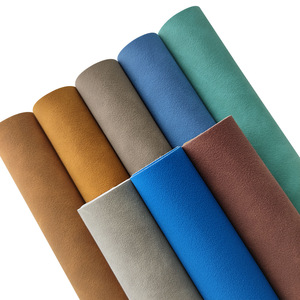Factory Direct New Retro Two Tone Suede Cowhide PU <strong>Leather</strong> <strong>Lambskin</strong> Brushed Backing <strong>Leather</strong> Pu <strong>Leather</strong> for Garments Bag Making - Product Image 5