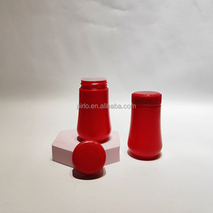 Botella de polvo de talco para bebé de 60g <span class=keywords><strong>roja</strong></span> vacía al por mayor logotipo personalizado - Product Image 3