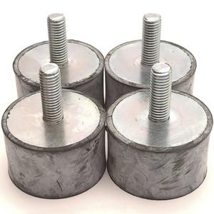 Plc Lot of 4 <strong>Ganter</strong> 351-50-30-m10-es-55 Vibration Isolation Mount Thread 50mm Od Warranty Product - Product Image 1