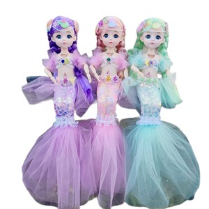 Jouet intelligent pour enfants de 4 à 6 ans, sirène musicale articulée en caoutchouc de 45 cm, chantante, racontant <span class=keywords><strong>des</strong></span> histoires, unisexe, personnage de conteuse - Product Image 5