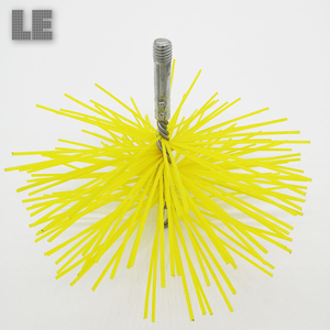 Kit de nettoyage pour <span class=keywords><strong>cheminée</strong></span> et conduit de ventilation de sèche-linge, avec brosse rotative en fil d'acier pour tuyaux de poêle domestique et accessoires - Product Image 3