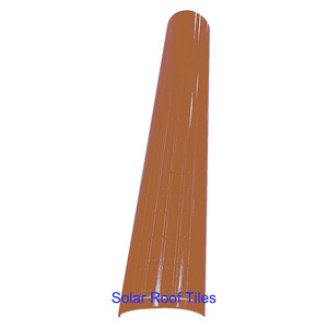Tuiles solaires incurvées, panneaux photovoltaïques en verre pour système d'énergie <span class=keywords><strong>solaire</strong></span> domestique, tuiles de toit solaires BIPV, 30W 32W, taille et <span class=keywords><strong>couleur</strong></span> personnalisées - Product Image 4