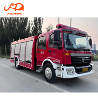 Camion de pompiers Foton Auman ETX 4x2 diesel, stock direct usine, capacité 5000L, transmission automatique, 251-350 ch, pour la lutte contre les incendies