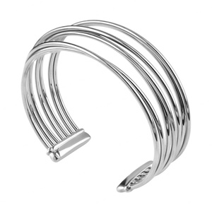 เครื่องประดับแฟชั่นวินเทจ เครื่องประดับทันสมัย สร้อยข้อมือสแตนเลสปรับได้สำหรับผู้หญิง สร้อยข้อมือแบบโปร่งสลักชื่อได้สำหรับผู้หญิง - Product Image 3