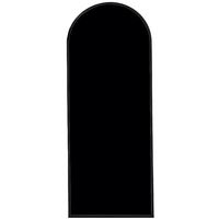 Productos de moda: Espejo arqueado de lujo de cuerpo entero, estilo vintage, con marco de hierro forjado negro, decorativo, para baño.