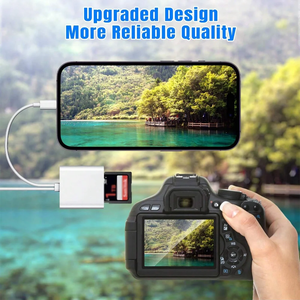 USB C+<strong>iOS</strong> 2-in-1 Smart <strong>Card</strong> <strong>Reader</strong> Cable Compatible iPhone Portable SD TF Memory <strong>Card</strong> <strong>Reader</strong> Type-C Interface <strong>for</strong> External ATM - Product Image 3