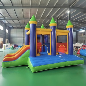 16*11ft Commercial Outdoor Inflatable Jumping Castle for Kids Park Bounce House with <strong>Slide</strong> <strong>Trampoline</strong> Area - Product Image 2