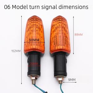 Clignotant de <span class=keywords><strong>moto</strong></span> pour Yamaha JYM125-2/YBR125 (nouveau/ancien) Jianshe T125 Scooter - Universal Fit DOT Certified Waterproof - Product Image 3