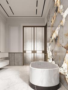 Losas de Cuarcita Natural Union Stone, Retroiluminadas, Color Blanco Pandora, Modernas, Pulimentadas, para Baño, Cocina, Comedor, Villa - Product Image 5