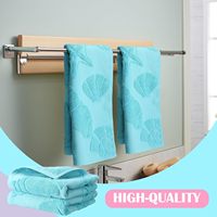 Customer Made Logo 100% Cotton Eco-Friendly Embossed Jacquard Bath Towels Ultra Soft Highly Absorbent Luxury All-Season