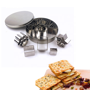 Chất Lượng Cao <span class=keywords><strong>OEM</strong></span> Thực Phẩm Lớp <span class=keywords><strong>Cookie</strong></span> Stamp Fondant Công Cụ Bánh Hình Dạng Khác Nhau Thép Không Gỉ <span class=keywords><strong>Cookie</strong></span> Cutter - Product Image 1