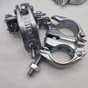 Collier de serrage fixe en acier galvanisé (modèle 48,6*48,6) pour échelles, échafaudages, pièces de serrage de joint sécurisé, échafaudage - Product Image 5