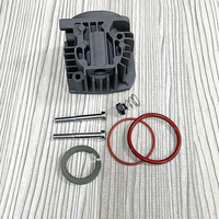 Kits de réparation de pompe de suspension pneumatique 4L0698007 Couvercle de cylindre + joint torique de piston pour compresseur de suspension pneumatique Audi Q7 A6C6