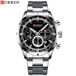 นาฬิกาข้อมือผู้ชาย CURREN รุ่น Sport กันน้ำ โครโนกราฟ แบรนด์ดัง สีน้ำเงิน สายสแตนเลส รุ่น 8355 - Product Image 5