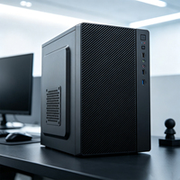 Caja de PC para Juegos al por Mayor, Chasis de Escritorio de Torre Media, Gabinete de Computadora con Lateral de Vidrio Templado, Precio de Fábrica, Chasis OEM ODM