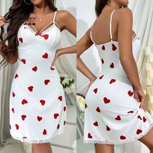 Sfy-y1427 RTS Nueva Camiseta de Dormir Sexy para Mujer, Pijama con Estampado de Guepardo, Pijama con Estampado de Cerezas, Pijama con Estampado de Vacas, Bonita Camiseta de Dormir para Mujer, Camisón Sexy, Pijama - Product Image 1