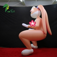 Jouets gonflables en forme de lapin, lapin gonflable personnalisé, jouets gonflables de dessin animé Hongyi
