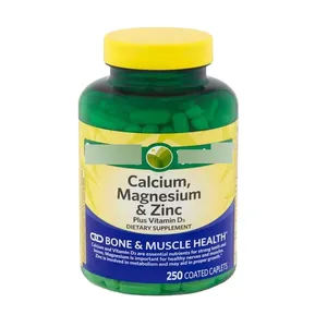 Calcio magnesio zinco vitamina D3 capsula per il tasso di metabolismo osseo denti forti ossa nervo riparazione danni stimolare sollievo dal dolore