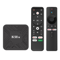Usine chaude en gros K98N H313S-2 2 + 16 Mini TV Box Android Set Top Box G-oogle Voice Control Smart 4K Streaming Tv Boxes
