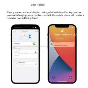 جهاز تتبع ذكي صغير مضاد للضياع، يعمل بتطبيق Find My، جهاز تحديد مواقع للدراجات والمفاتيح والسيارات، متوافق مع iOS، مصنوع من بلاستيك الليثيوم المتين - Product Image 4
