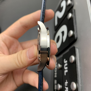 Sang trọng Mens cơ khí xem 41mm trắng quay số trong suốt caseback cổ điển <span class=keywords><strong>Chronograph</strong></span> tự động xem - Product Image 6