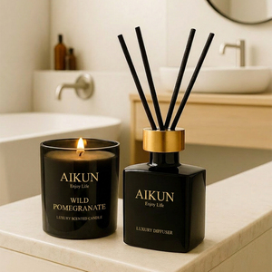AIKUN Luxury <b>Reed</b> <b>Diffuser</b> 500ml Scentchips Home Fragrance Citrus Lavender Cedarwood Scented Candle <b>Reed</b> <b>Diffuser</b> - Product Image 4