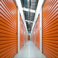 Vente en gros Installation de self-stockage Porte en acier à volet roulant Prix bas Boutique Porte roulante à volet roulant Porte roulante de stockage Porte roulante