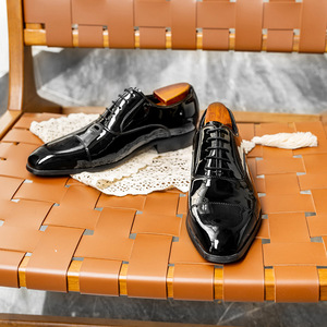 Auténticos Zapatos Mocasines de Cuero Genuino para Hombre, Hechos a Mano, con Punta Cuadrada, Casuales, para Uso Diario, Ideales para Bodas, Populares - Product Image 5